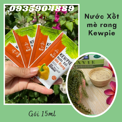 [100 Gói] nước sốt mè rang kewpie  dùng chấm rong rau sống - rong biển