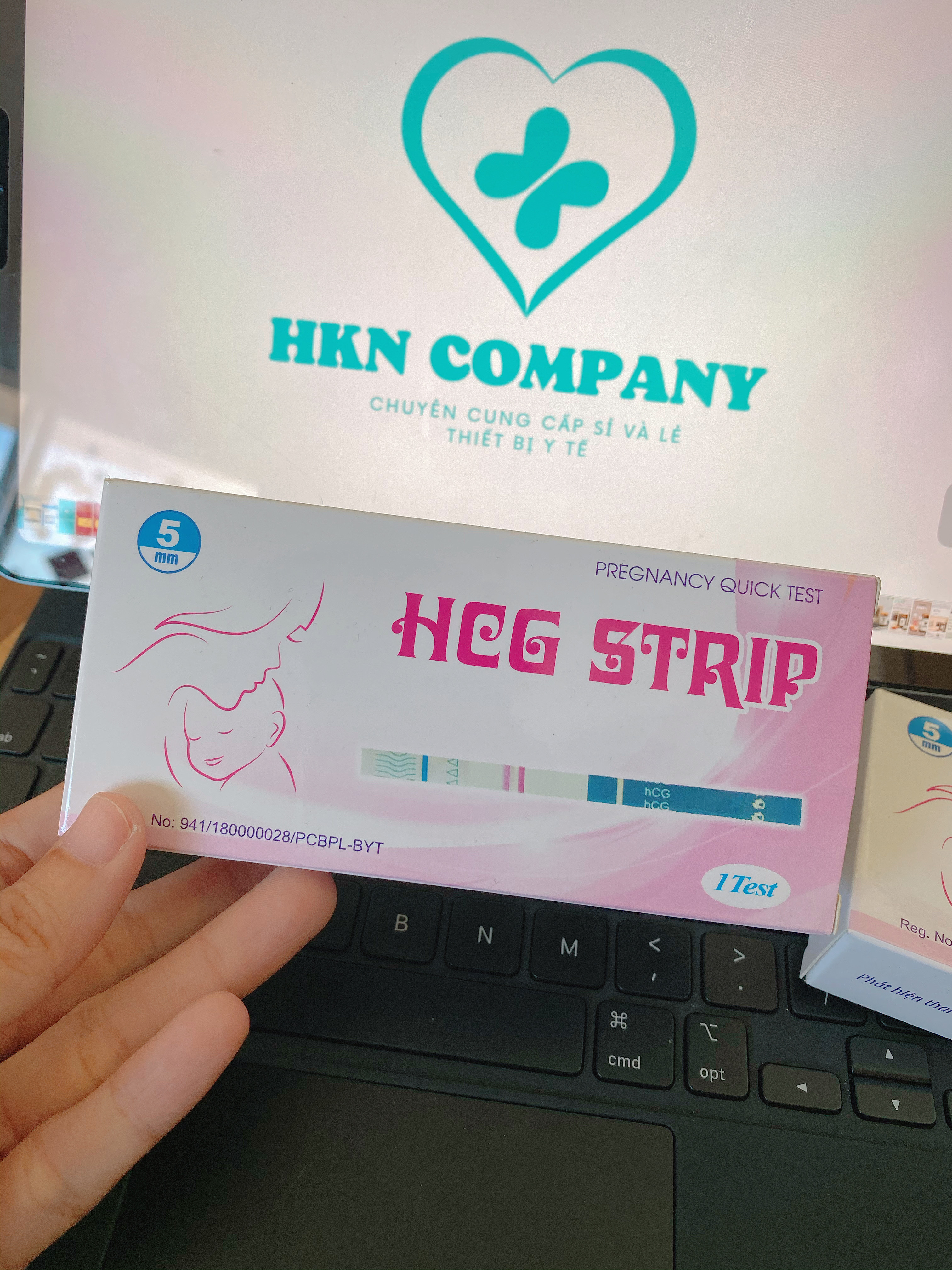Que thử thai hcg strip phát hiện thai sớm từ 7 đến 10 ngày