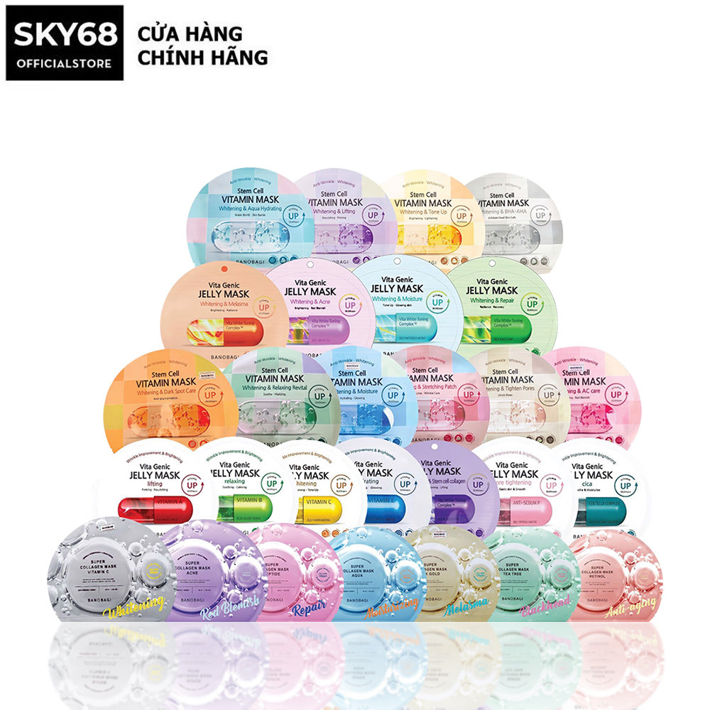  Mặt Nạ Dưỡng Da Bổ Sung Vitamin Cho Da BANOBAGI Vita Mask 30ml 