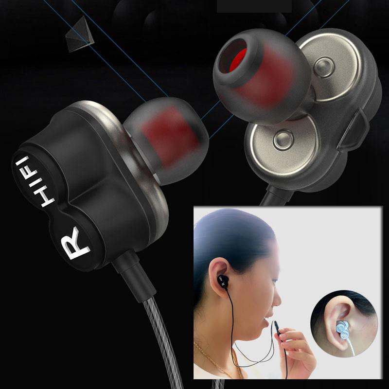 Tai nghe có dây cao cấp HIFI D8 3,5 mm, âm thanh vòm 5D, có mic, siêu âm trầm, nghe nhạc cực đỉnh