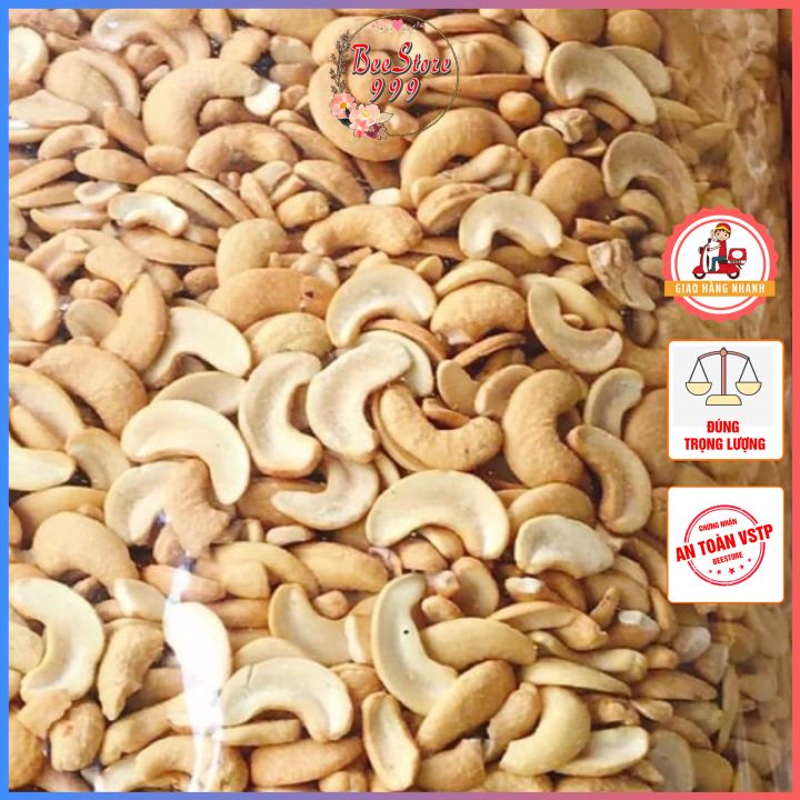 1kg hạt điều nguyên vị không rang muối, nguyên vị