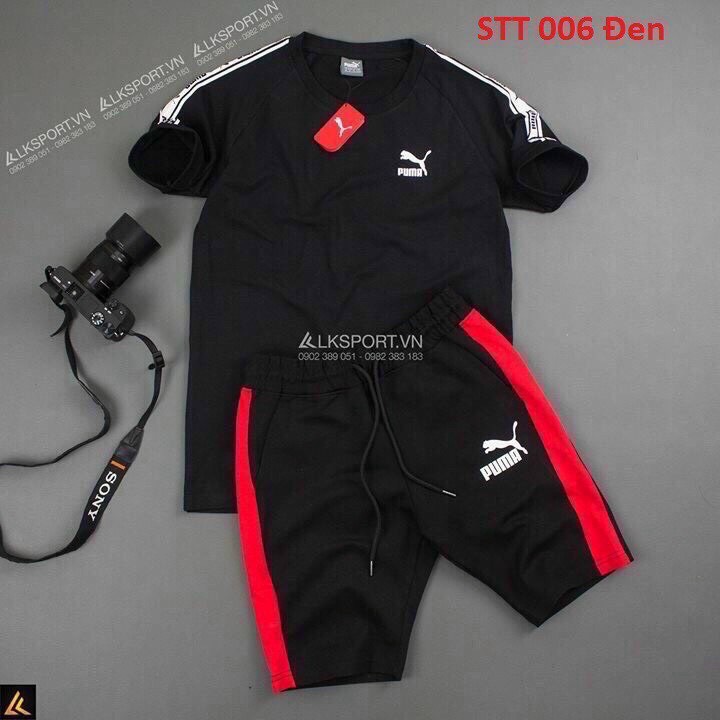 Bộ thể thao coolfit mùa hè dành cho nam puma chất vải cotton mềm mại