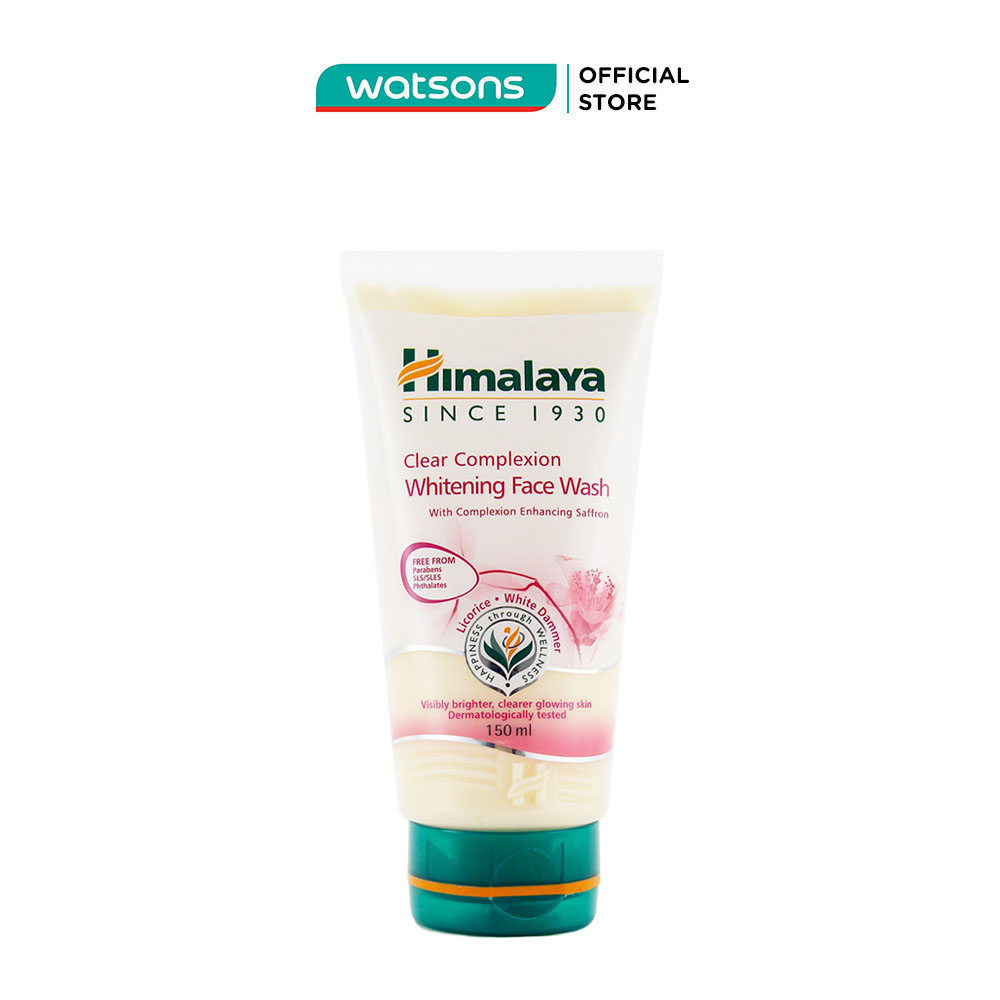Sữa Rửa Mặt Himalaya Herbals Clear Tinh Tế Làm Sạch Và Trắng Da (Cải Tiến Với Nghệ Tây) 150ml