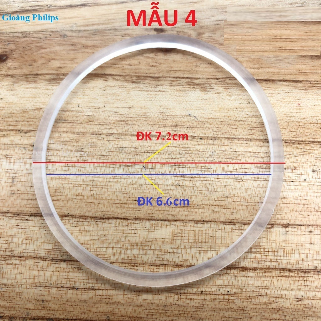 Gioăng máy xay sinh tố Philips Sunhouse size 7.2cm, # Combo 5 gioăng sinh tố siêu siêu rẻ, # Phụ kiện máy xay sinh tố