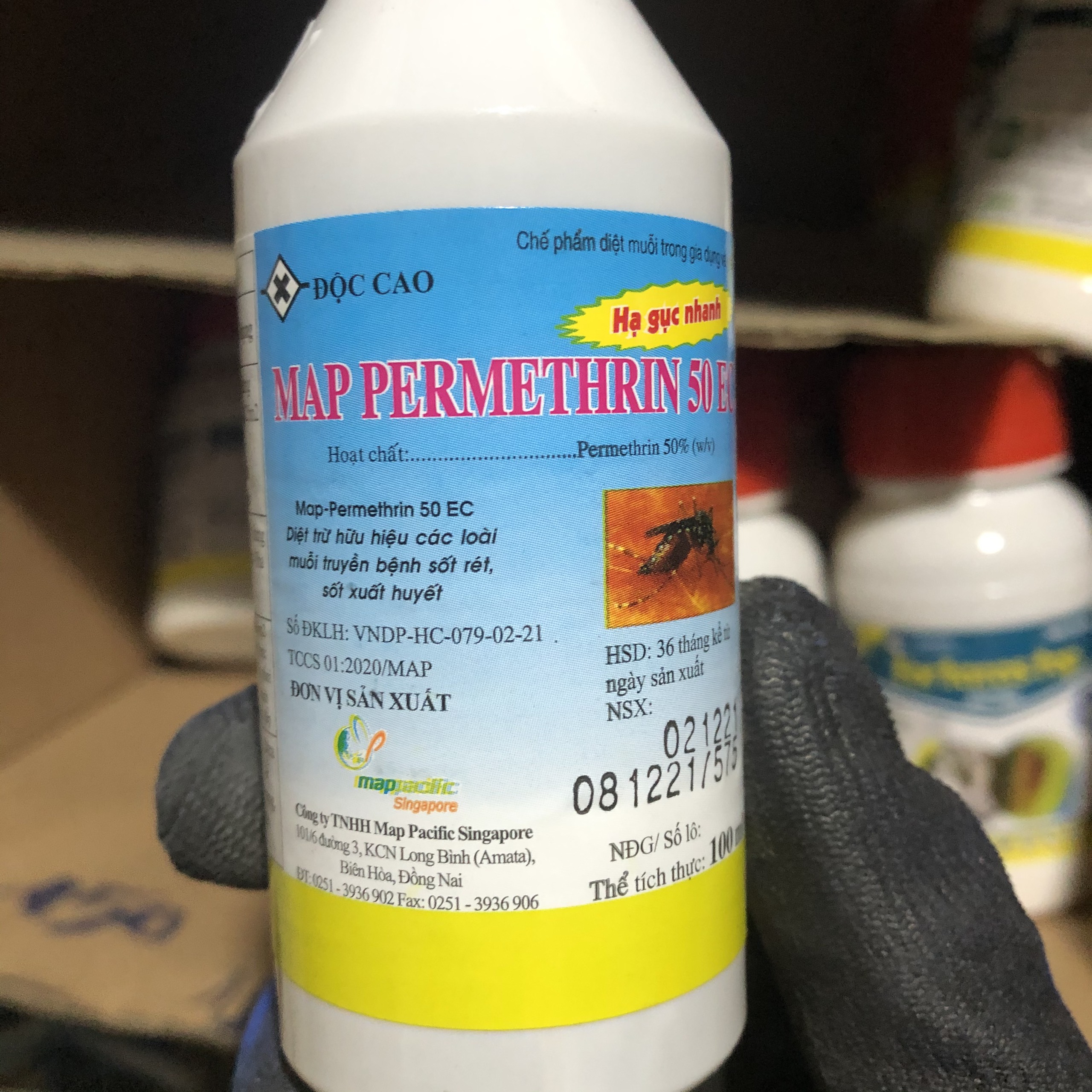 Thuốc diệt muỗi Map 100ml dùng trong gia dụng và y tế