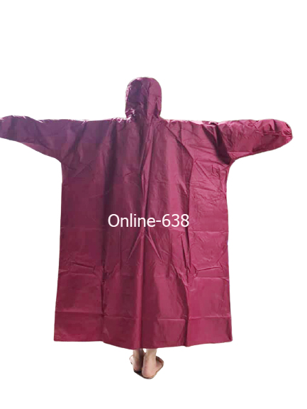 Áo mưa bít tà vải dù cao cấp vân tổ ông loại to . Dành cho người cao từ 1m58 đến 1m75