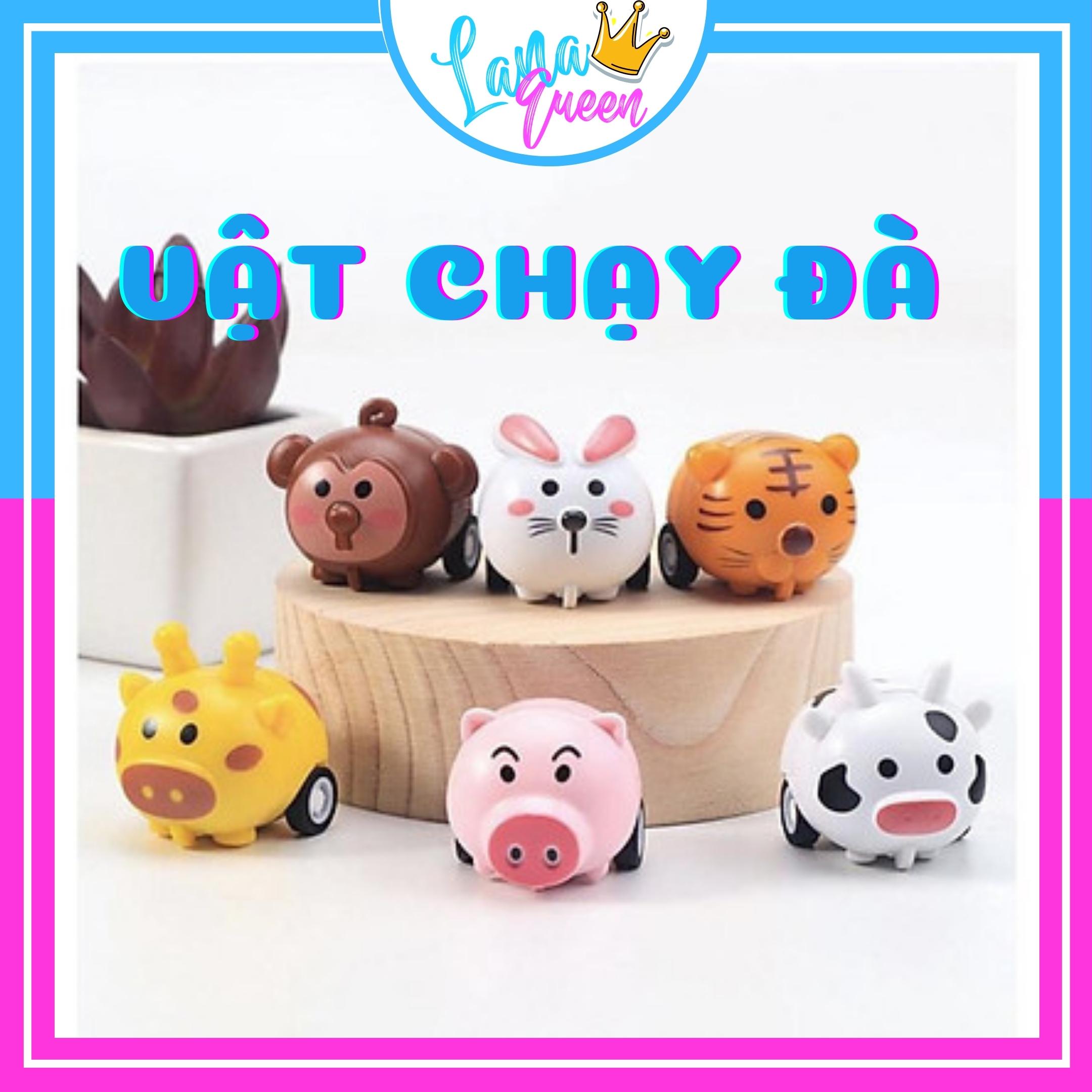 Đồ Chơi Thú Mini Chạy Đà Con Vật Chạy Dây Cót Cho Bé Bằng Bánh Xe - LANA QUEEN