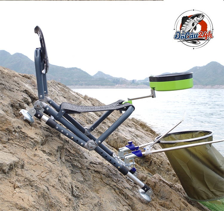 Ghế Câu Đài Địa Hình Đa Chức Năng Có Thể Điều Chỉnh 4 Chân Cực Chắc Chắn