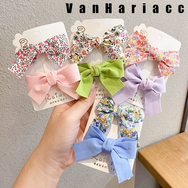 Bộ 2 mảnh kẹp tóc nơ dễ thương cho bé gái