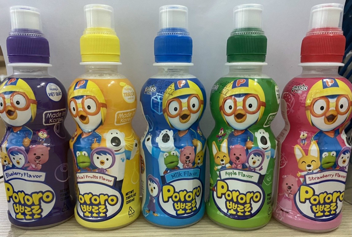 Nước uống pororo chai 235ml