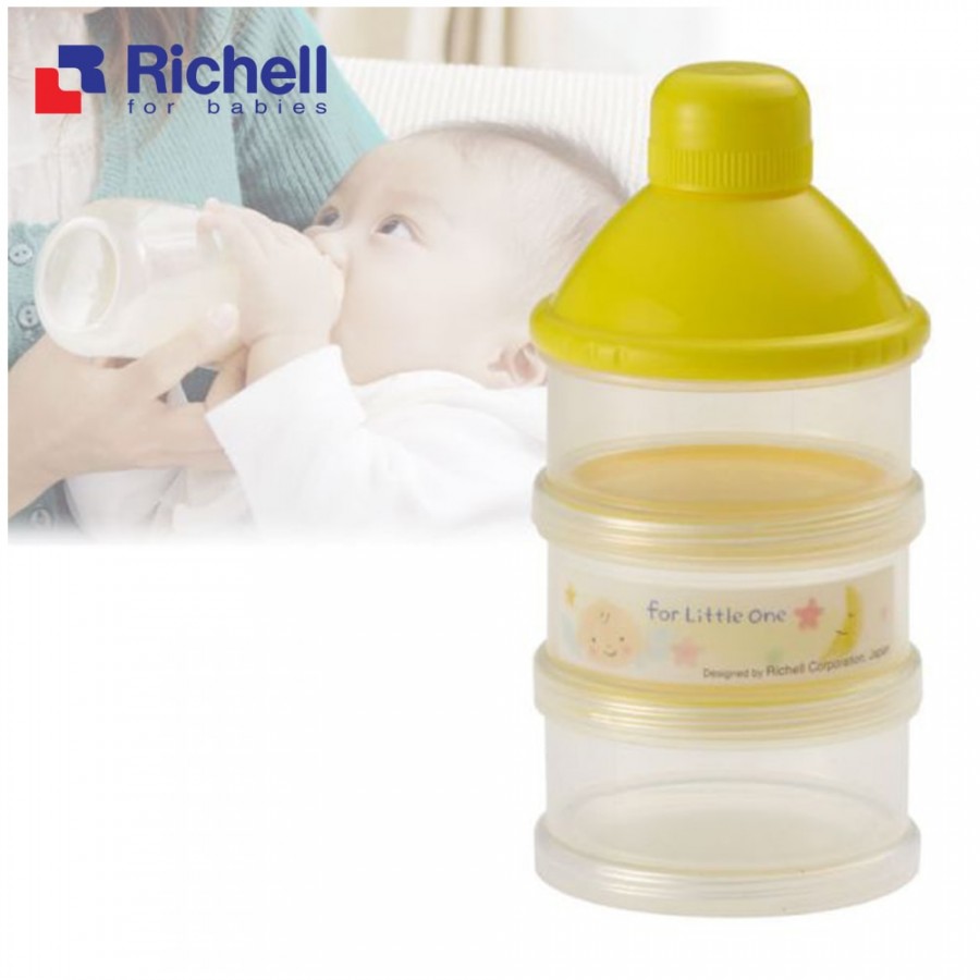 Hộp chia sữa 3 tầng Richell Nhật