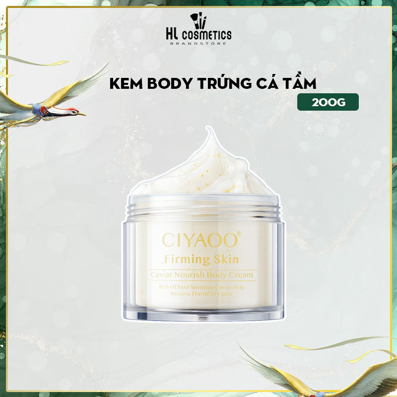 [Lấy mã giảm thêm 30%] Kem Body Phục Hồi Dưỡng Ẩm & Làm Trắng Da CIYAOO 200g