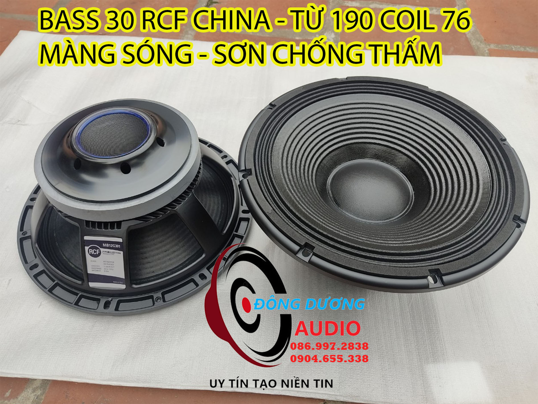 CỦ LOA BASS 30 RCF TỪ 190 CÔN 76