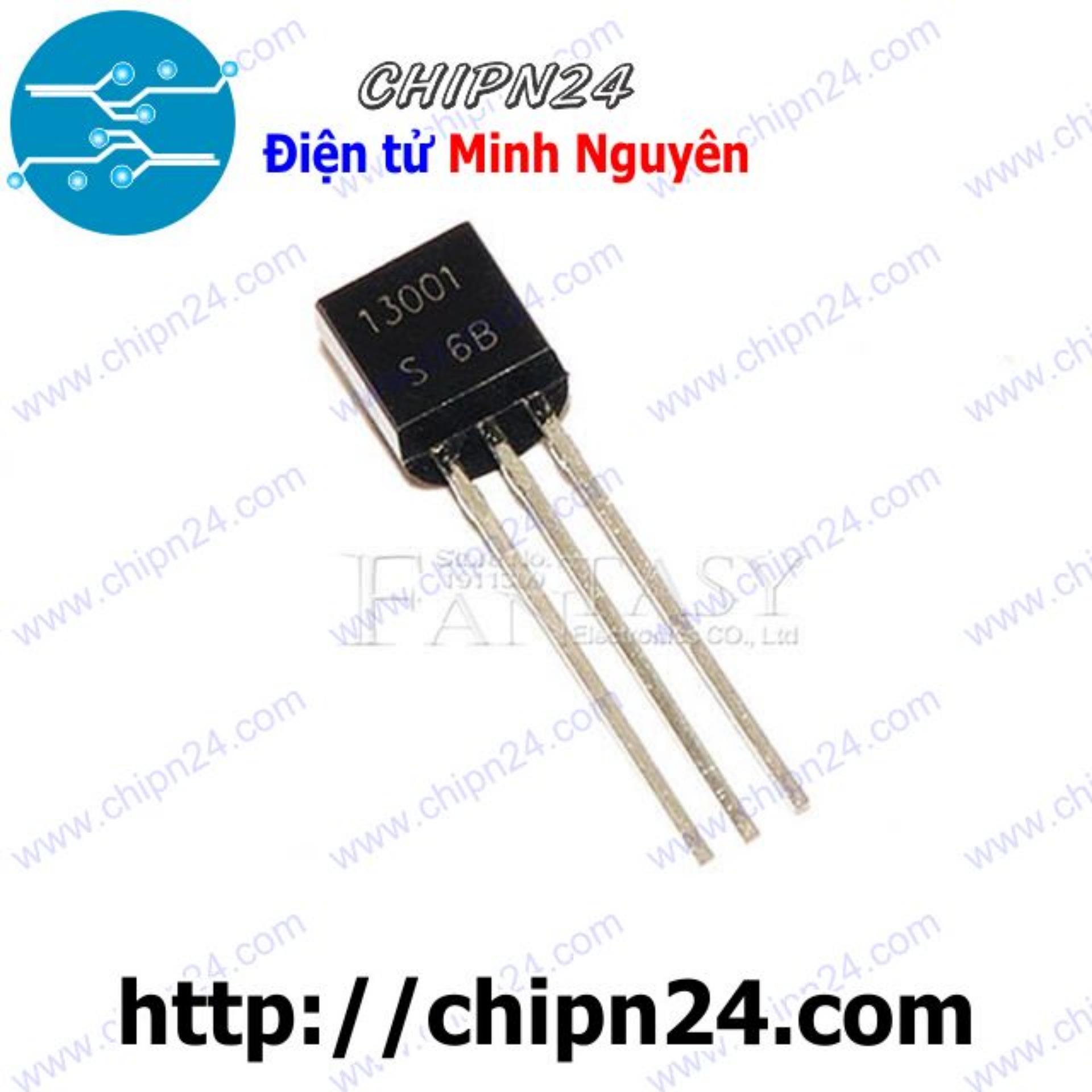 [3 con] (KT1) Transistor MJE13001 TO-92 NPN 200mA 400V (E13001 13001)