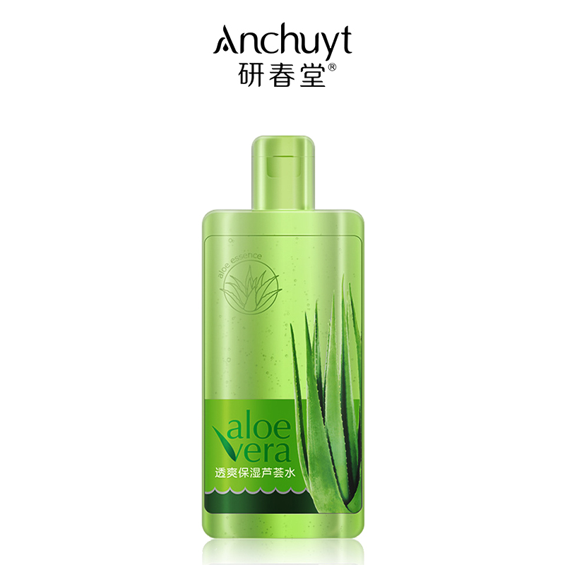 Nước lô hội dưỡng ẩm Anchuyt 400ml, Toner, bù nước giữ ẩm, tươi mát và kiểm soát dầu, thu nhỏ lỗ chân lông