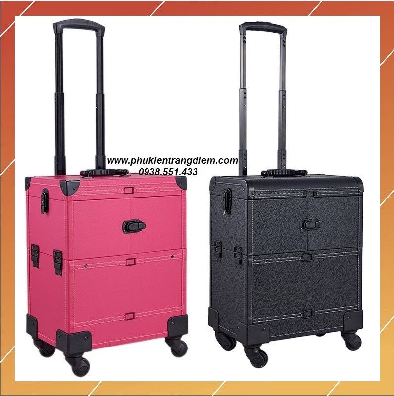 Cốp trang điểm vali kéo chuyên nghiệp cao cấp - bh 12t