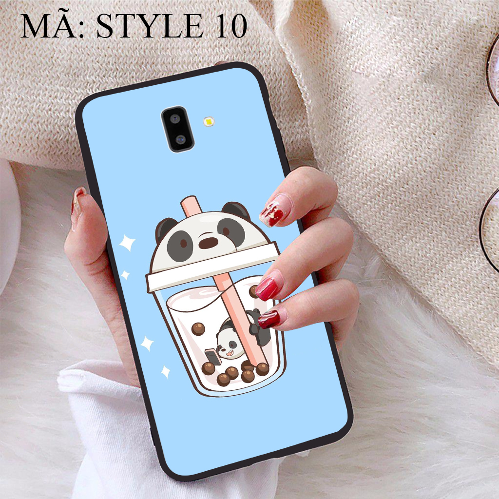 Ốp lưng iCase dành cho Samsung Galaxy J6 Plus viền dẻo TPU BST Phong cách trẻ trung
