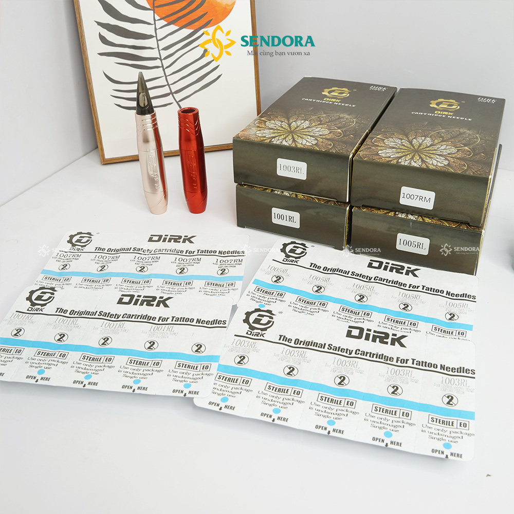 Kim xăm Dirik máy pen, Kim đạn dirik máy pen dành cho phun xăm thẩm mỹ Sendora