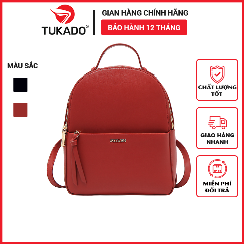 Balo nữ mini thời trang micocah phong cách hàn quốc sang chảnh chất da cao cấp cực đẹp mc19 - tukado
