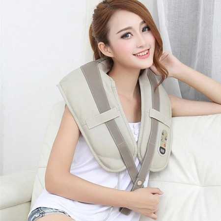 Máy massage cho người già mát xa cổ vai gáy 3d thông minh cảm ứng từ tiện dụng giảm đau nhức