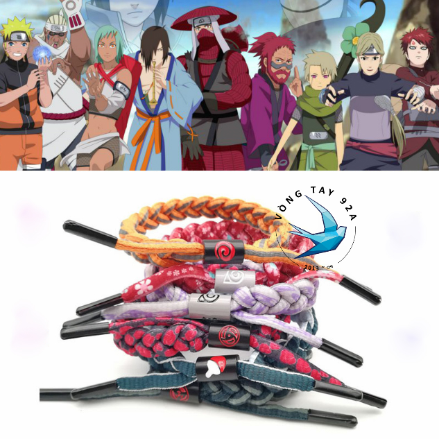 BỘ SƯU TẬP VÒNG ĐEO TAY RAS NARUTO GIÁ RẺ [FULL BOX + TAG]