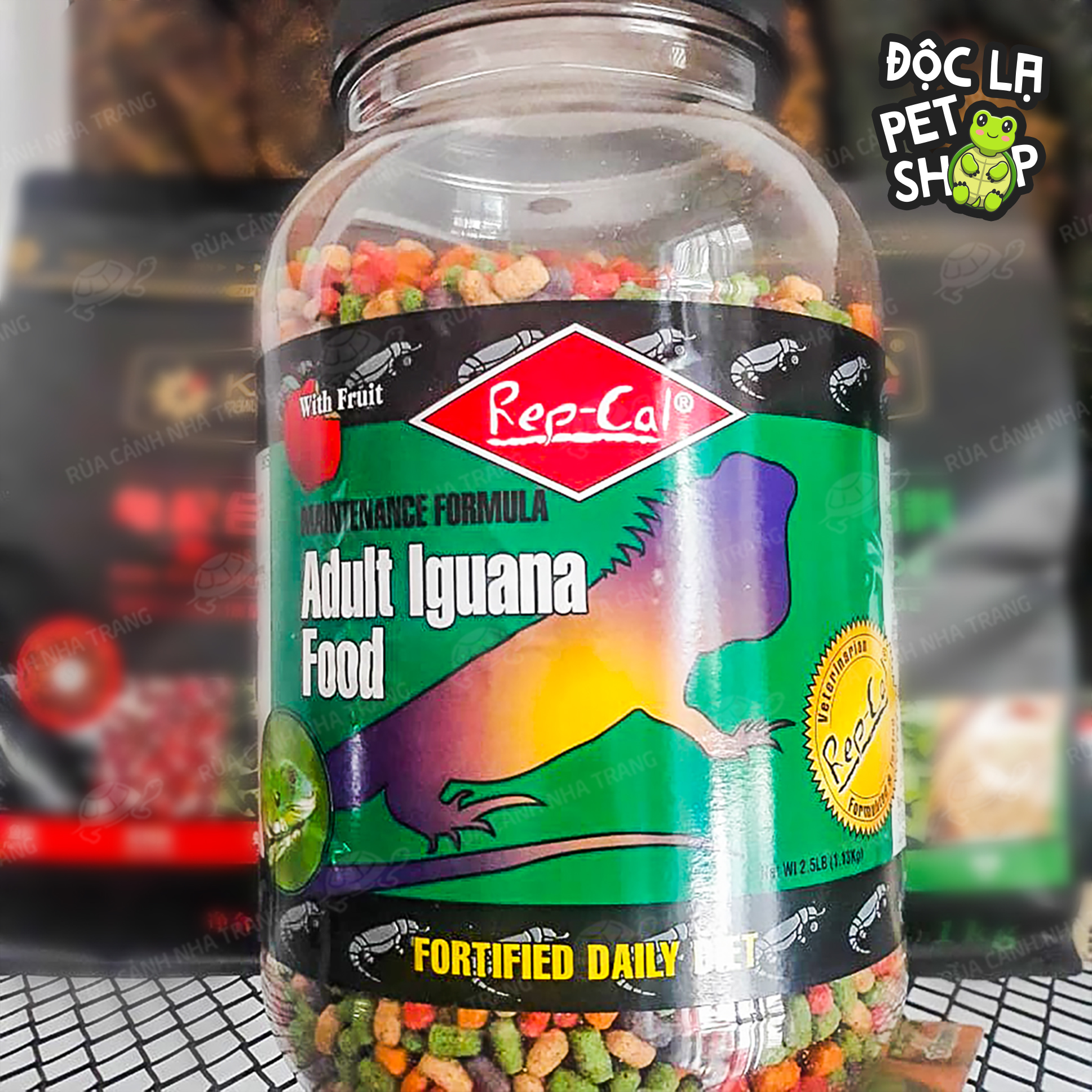 [REPCAL] 100gr THỨC ĂN CHO IGUANA HẠT TO