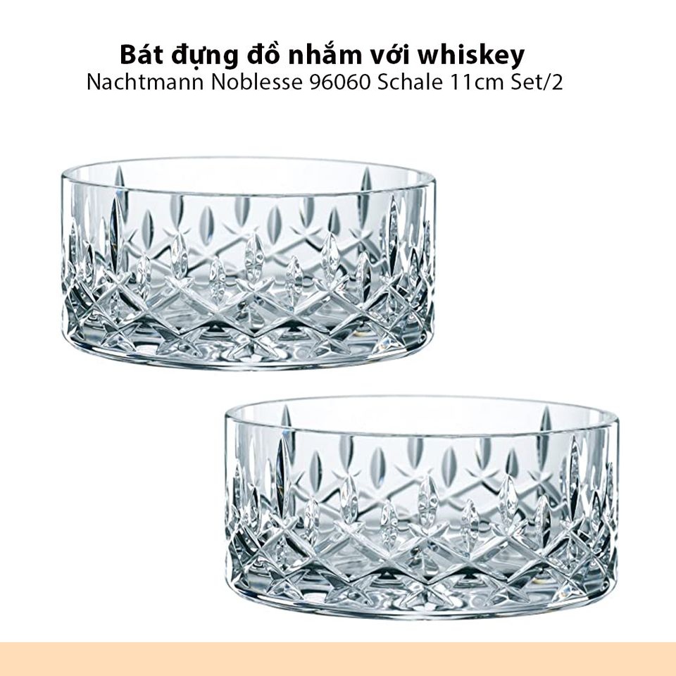Set 2 bát pha lê nachtmann 96060