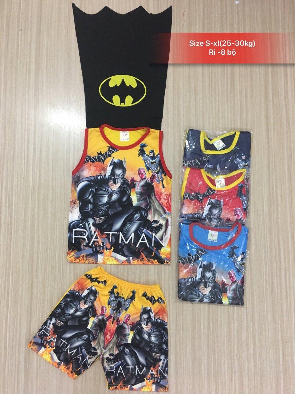 Đồ bộ siêu nhân có cánh cho bé trai 15-30kg