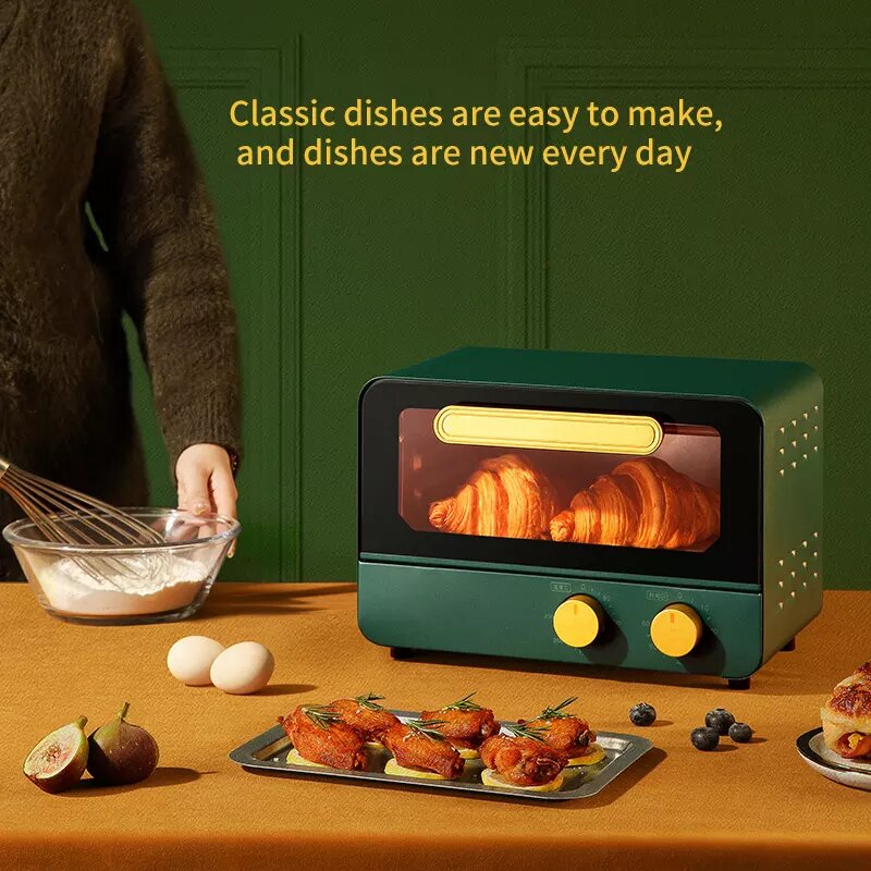 Lò nướng mini, phù hợp gia đình nhỏ, chất liệu thép - thanh lý giá trưng bày