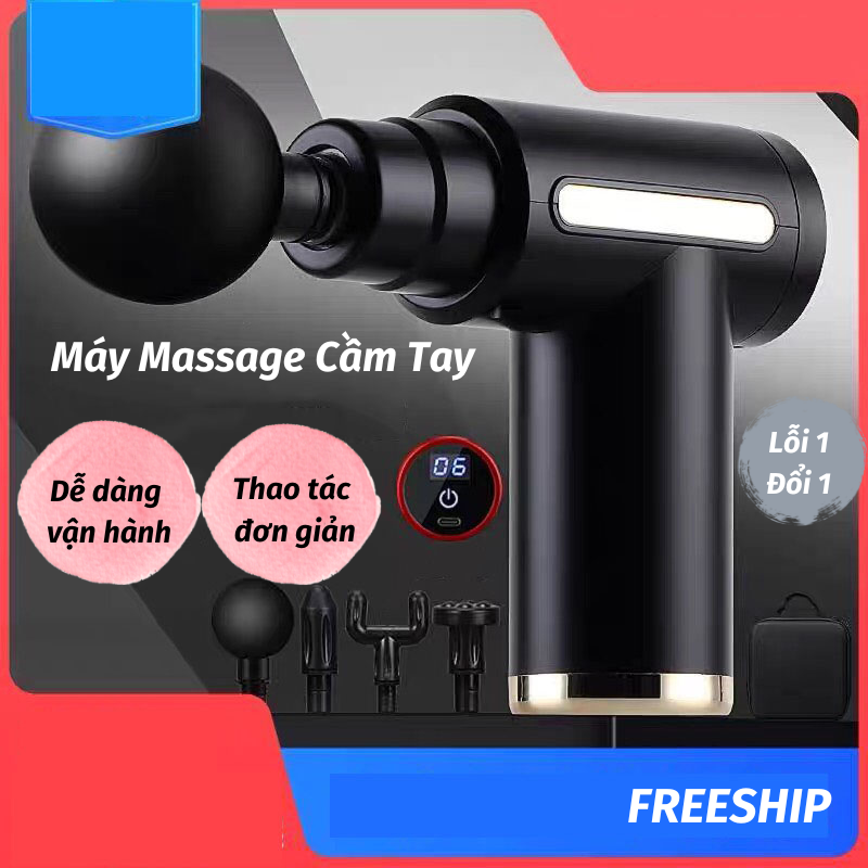 Máy massage cầm tay mini đấm lưng máy mát xa cổ vai gay tiện lợi gọn nhẹ asaki home