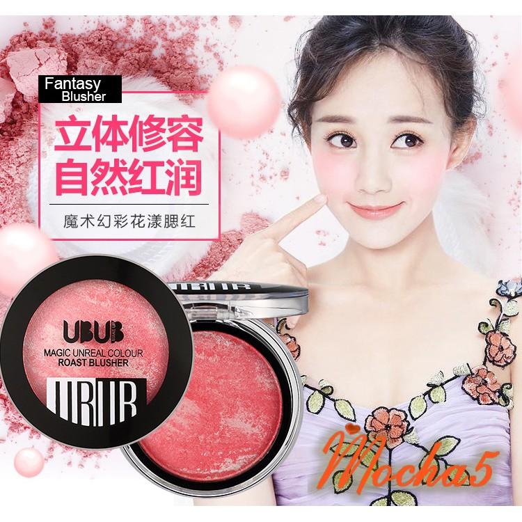 Phấn má hồng ngọc trai mỏng mịn UBUB No.3