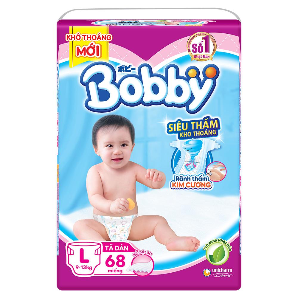 Bỉm dán bobby l68