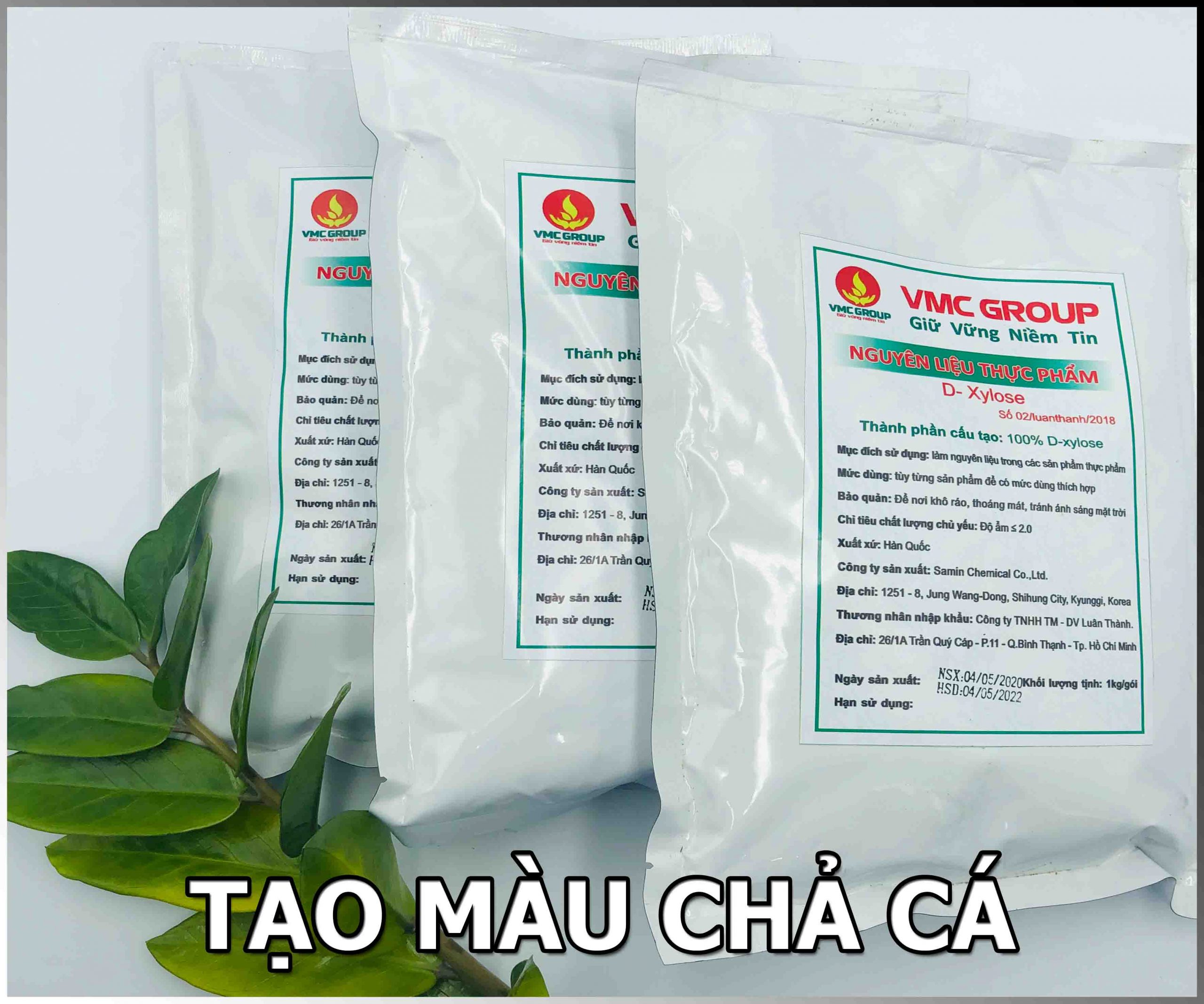 Phụ gia tạo màu vàng cho chả lụa, chả cá, đồ nướng vmc d-xylose