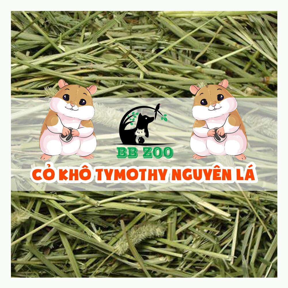 Cỏ khô timothy nguyên lá - cỏ timothy canada mỹ dành cho thỏ, bọ ,sóc, chinchilla 50g tiện ích