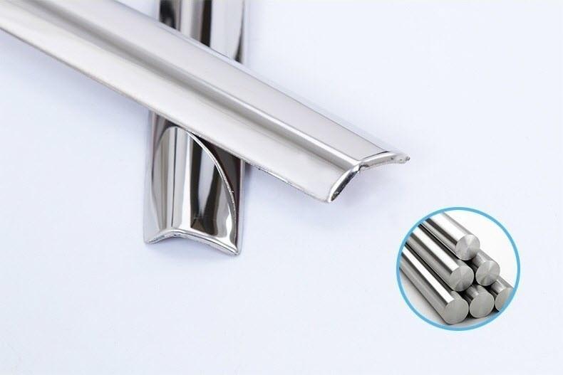 Nẹp chân kính inox theo xe Honda Civic 2017-2019