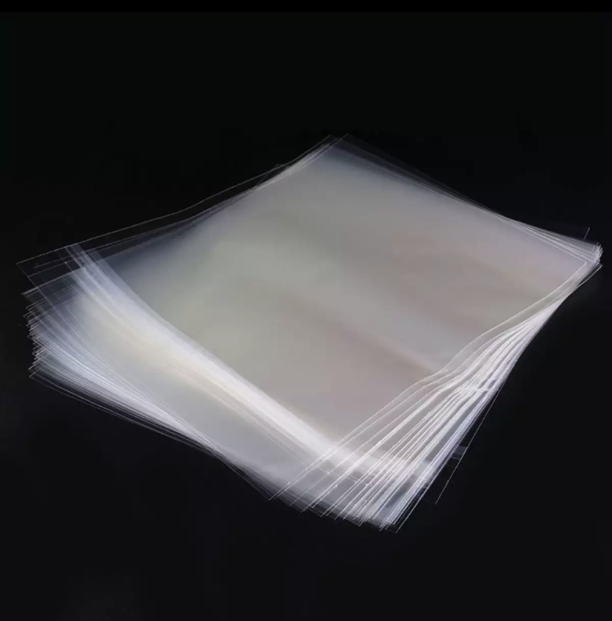 Combo 50 Túi đựng bảo vệ bìa đĩa than LP , Đĩa LP trong kích thước phù hợp cho đĩa 33V đĩa lớn có mép dính