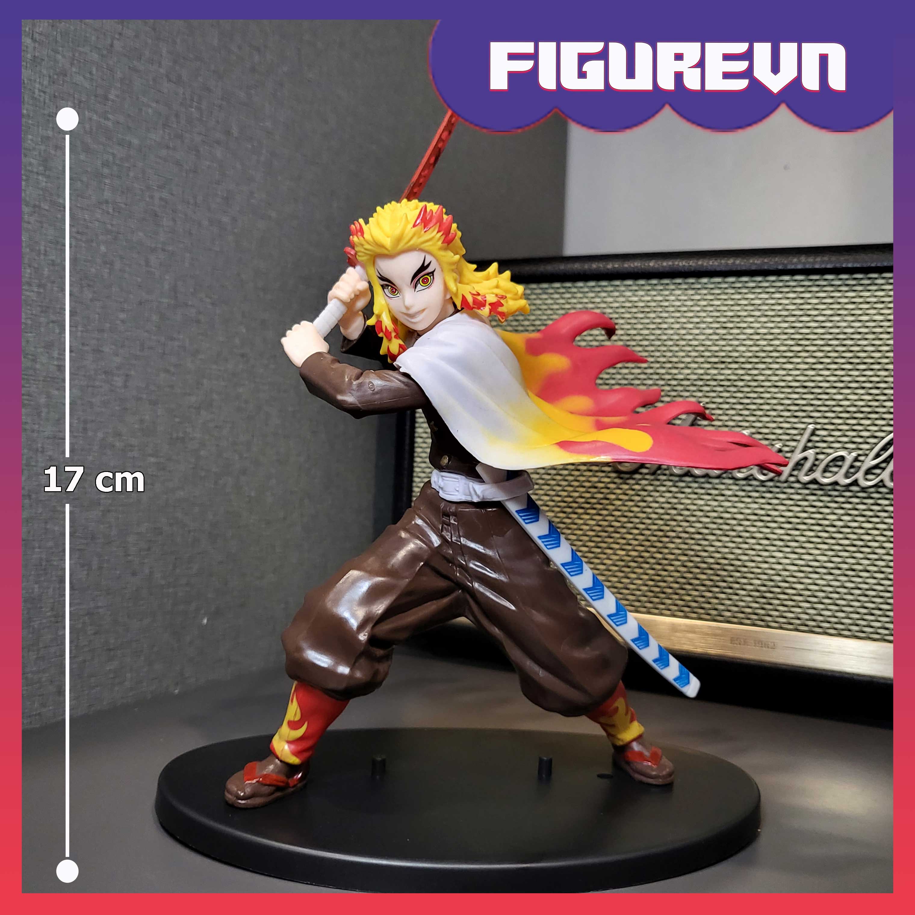 Mô hình viêm trụ rengoku 17 cm - kimetsu no yaiba