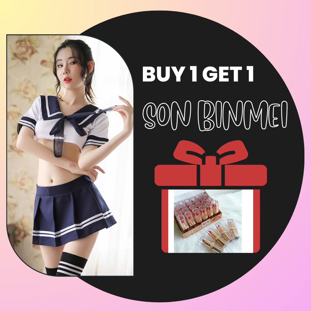 [HCM - Tặng Son] Váy Ngủ Cosplay Nữ Sinh Nhật Bản Ngây thơ, quyến rũ