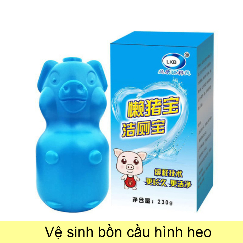 Chai tẩy bồn cầu hình heo