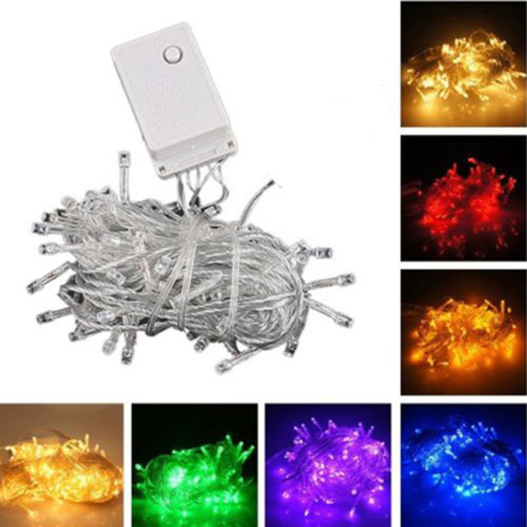 Đèn led trang trí nhấp nháy 8m -10m -50m chớp nhiều màu chống nước ngoài trời