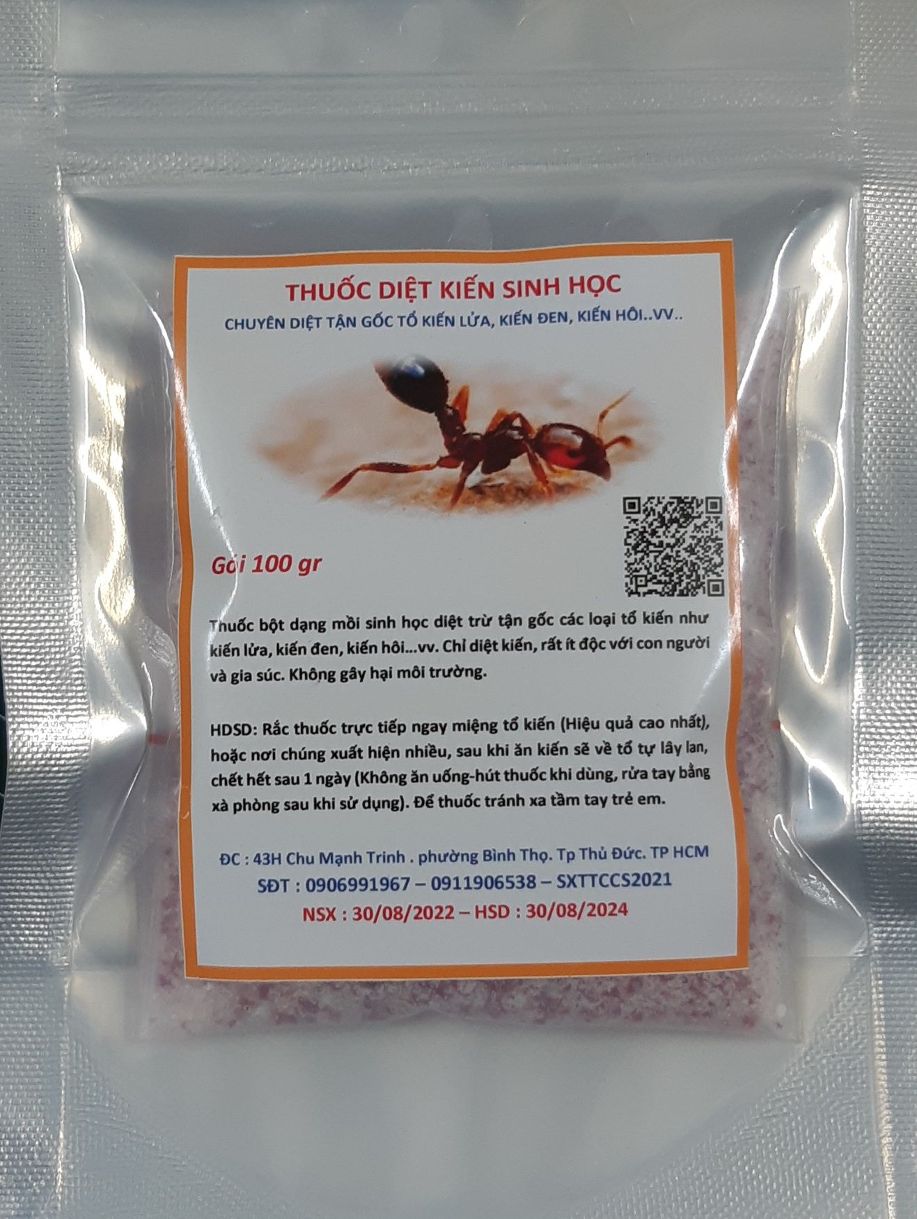 [HCM] BỘT SINH HỌC CHUYÊN DỤNG TRỪ TỔ KIẾN LỬA, KIẾN ĐEN..VV..TẶNG KHẨU TRANG và GĂNG TAY NILON CHO MỖI ĐƠN HÀNG