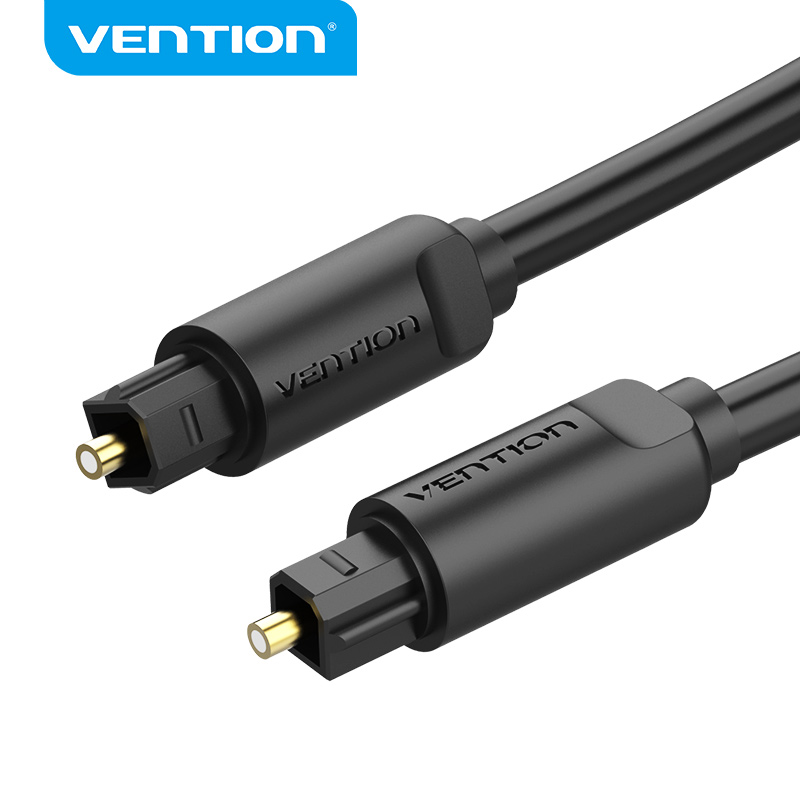  Vention Cáp Âm Thanh Quang Optical 2M - Truyền Tín Hiệu Số 5.1 CHUẨN HD - Hỗ Trợ Dolby Digital & DTS - Âm Thanh Hi-Fi Sống Động - Kết Nối Loa TV Soundbar 