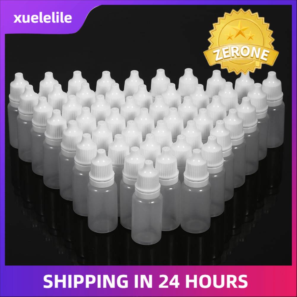 50 cái 10ml khối lượng nhựa rỗng có thể bóp chai nhỏ giọt chất lỏng mắt