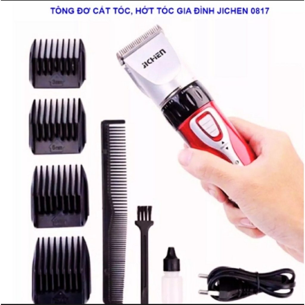 [BÁN CHẠY NHẤT] Tông đơ cắt tóc cho Gia Đình người lớn trẻ nhỏ hiệu JC 0817, máy cắt tóc, máy hớt tóc cao cấp