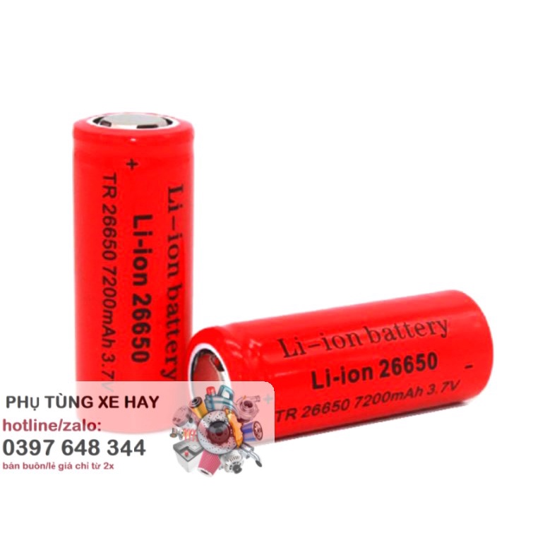 26650 dung lượng 6800mah 5c hàng mới 100%