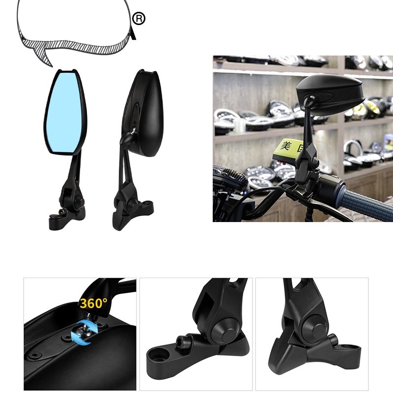Gương cao cấp dành cho xe máy AB, ADV, NVX, xe phân khối lớn..., hàng chất lượng cao