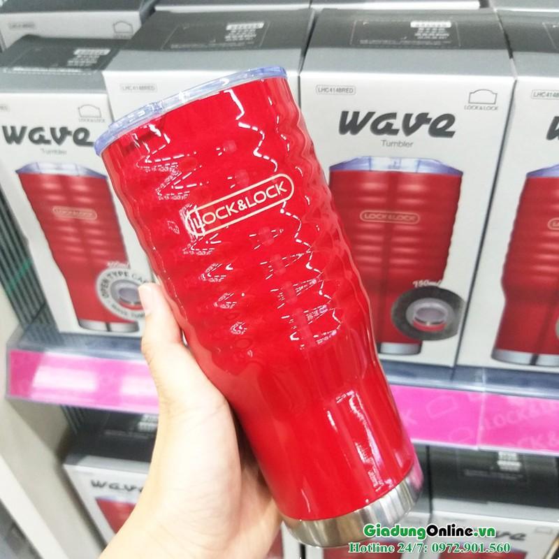 Ly giữ nhiệt locklock wave tumbler lhc4147red 500ml