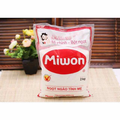 Bột ngot Miwon 1kg Thực phẩm Hoàng Đông
