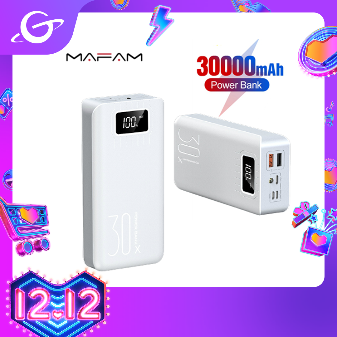 Sạc nhanh 2021 30000mAh Phiên bản quốc tế 3.0 dự phòng điện dung lượng siêu lớn 3 giắc cắm di động và du lịch khẩn cấp cần thiết sạc điện thoại di động USB