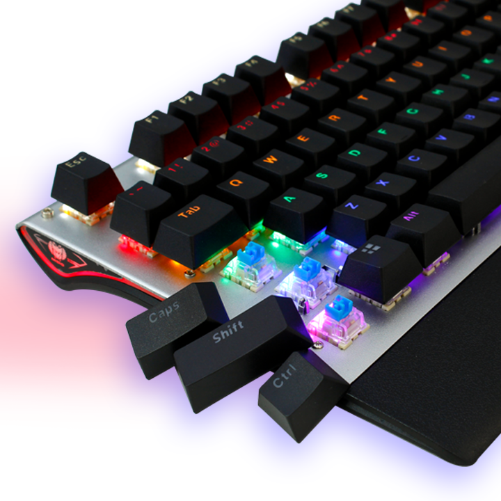 Bàn phím cơ MIDIO K906 +Tặng 2 nút switch +Tặng 1 cây gắp phím cơ (Màu trắng)